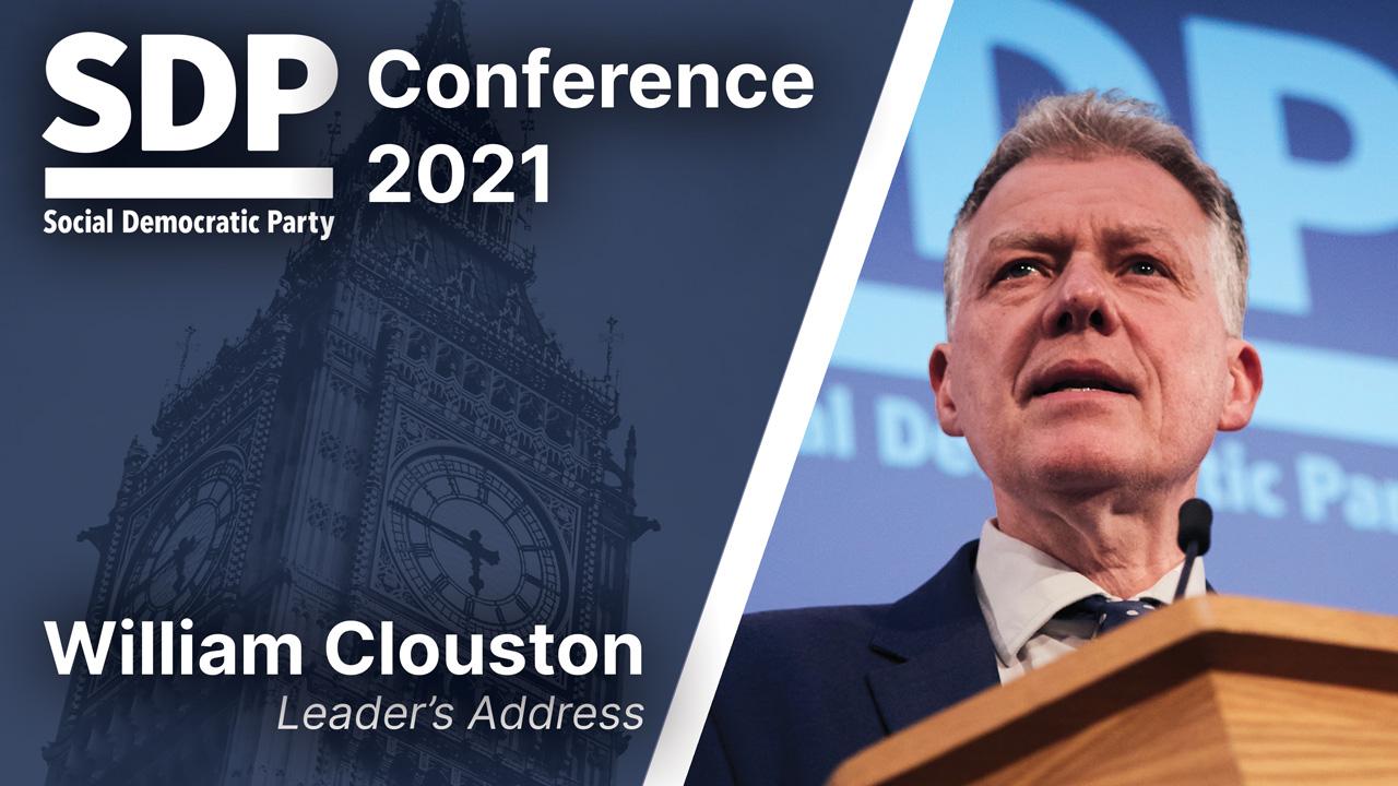 William Clouston at SDP Conference 2021 SDP